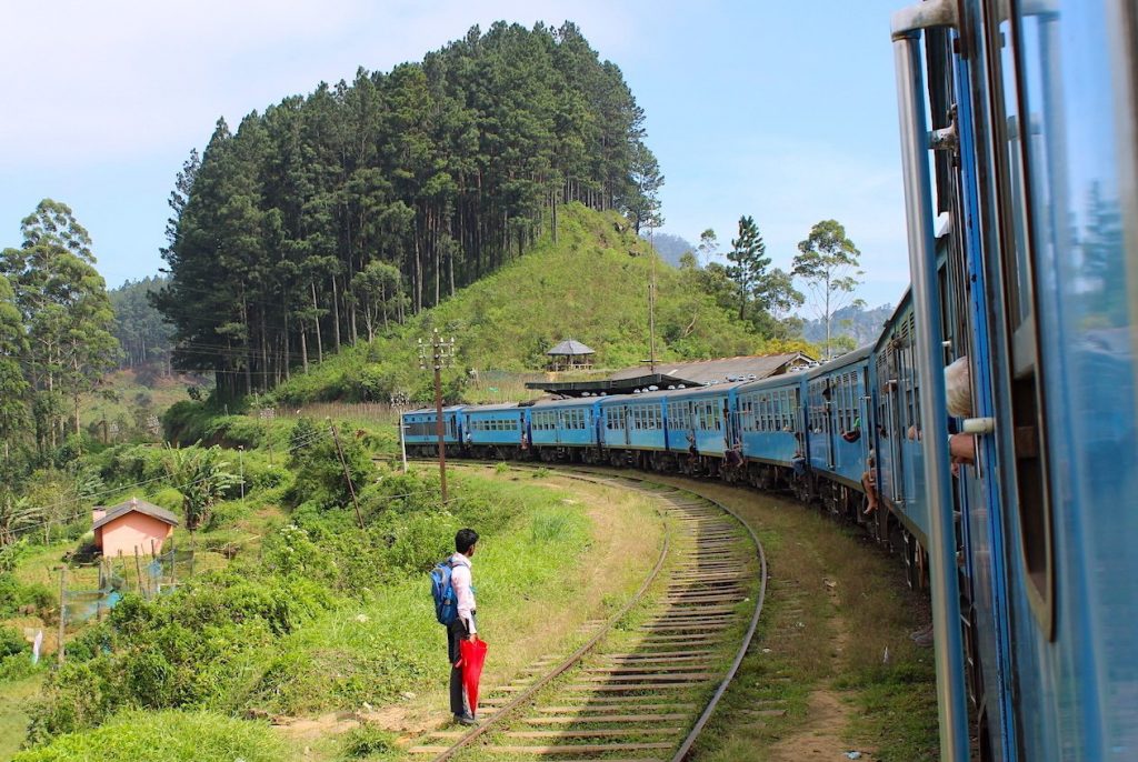 Blue train ride Sri Lanka